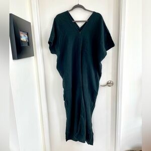 New Dark Grey Double gauze kaftan